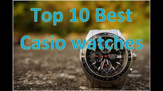 Top 10 Best Casio watches for men 2023 [upl. by Aneertak]