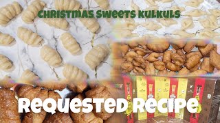 Christmas Sweets kulkulsHow To Make kulkulsRecipe fir Crunchy Kulkuls [upl. by Etakyram]