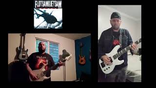 Flotsam and Jetsam quotSwatting at Fliesquot bass and guitar cover feat Miguel Buby Medina [upl. by Amanda720]