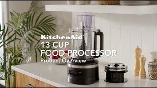 KitchenAid® 13Cup Food Processor Overview [upl. by Marienthal]