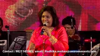 Shailaja Subramanian sings Abhi Abhi Thi Dushmani for SwarOm Events and Entertainment [upl. by Genesa235]