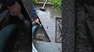 Cleaning cable duct manholes cable ductwork tanker cleaning [upl. by Nirda]