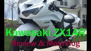 Kawasaki Ninja ZX14R Review BMW HP4 Racing amp Motovlog [upl. by Adiraf]