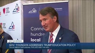 What Gov Youngkin is saying about Trumps education plan [upl. by Riocard]