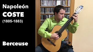 Berceuse  Napoleón Coste José Manuel Velasco Martín Guitarra [upl. by Lindahl]