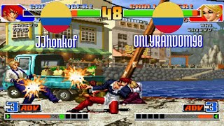 FT5 kof98 JJhonkof CO vs ONLYRANDOM98 CO King of Fighters 98 Fightcade Oct 2 [upl. by Akelahs]