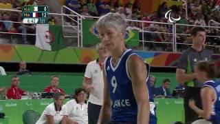 Wheelchair Basketball  Algeria vs France  Women’s preliminaries  Rio 2016 Paralympic Games [upl. by Nylahs]