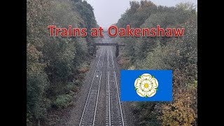 Trains at Oakenshaw [upl. by Nibas883]