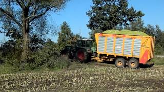 Fendt 612 met Veenhuis Silagewagen [upl. by Chap82]