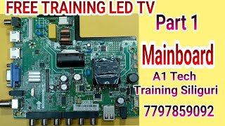 led tv mainboard repairinglearn led tv mainboard [upl. by Tad]