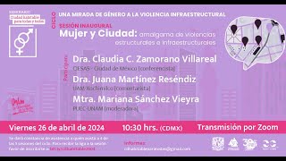 Mujer y Ciudad amalgama de violencias estructurales e infraestructurales [upl. by Haliled768]