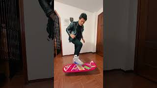 HOVERBOARD LEVITATING IN REAL LIFE BACK TO THE FUTURE 🛹🔥backtothefuture hoverboard Bruce Paz [upl. by Namyw]