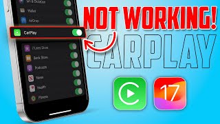 Fix CarPlay Not Working on iPhone iOS 17 Update [upl. by Burlie]