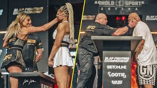 The HARDEST Slaps From Slap Fighting Championship [upl. by Neeloc160]