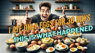 I Ate Only Eggs for 30 days [upl. by Eyde]