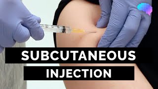 Subcutaneous Injection SC injection  OSCE Guide  UKMLA  CPSA [upl. by Otcefrep911]