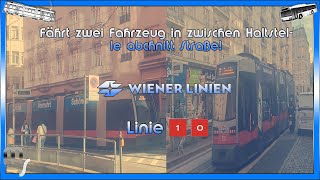 Straßenbahn Wien 🚊 ULF 637 amp ULF 130 🚊  Linie 1 und O Haltestellen LandstrWien Mitte [upl. by Perkins]