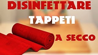 Disinfettare TAPPETI a secco [upl. by Angell]