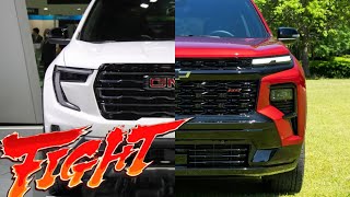 2024 Chevrolet Traverse VS 2024 GMC Acadia Overview Spec Price [upl. by Sabas]