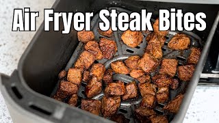 Easy Air Fryer Steak Bites [upl. by Ahtiek230]