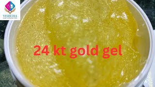 24kt gold gel PuregoldgelAntiaginggelBrigteninggelSkintighteninggelAcnePimplevishcha [upl. by Ynnavoig588]