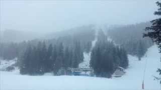 Chutes de neige à Flaine  14 janvier 2015 [upl. by Gault278]