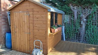 GARDEN SHED TOUR  Tips amp Hacks for organising your garden shed [upl. by Ettenig390]