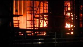 Raw Video Oklahoma Refinery Fire [upl. by Ayokahs591]