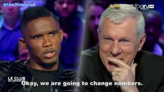 Samuel Etoo on Pep Guardiola 2014  FULL INTERVIEW with English Subtitles [upl. by Past136]