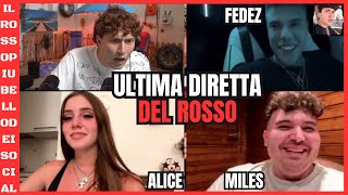 ULTIMA DIRETTA DEL ROSSO⚠️ wFEDEZ E GIULIA OTTORINI MAMBOLOSCO ROSA CHEMICAL ICY E TANTI ALTRI [upl. by Aiuqes]