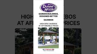 Wooden Garden Gazebos Inspiration  Heavy Duty DIY structures  Dunster House [upl. by Aryad]