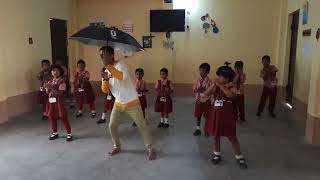 Umbrella Dance For Cham Cham School Time [upl. by Linkoski]