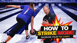 How To Throw More Strikes in Bowling One Easy Tip For Higher Scores [upl. by Cozza]