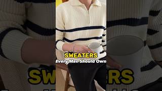 3 SWEATERS Every MEN SHOULD HAVE ✅  Mens Fashion 🔥shorts viral winterfashion sweater [upl. by Loralie743]