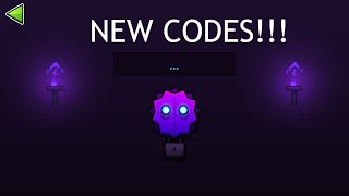 NEW CODES IN THE GEOMETRY DASH UPDATE [upl. by Romine]