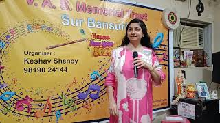 PIYA TU AB TO AAJA DARSHITA SHAH YUJSTUDIO WORLI13 102024SUR BANSURI [upl. by Roe435]