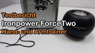 Ironpower ForceTwo Arm und Handtrainer im Test [upl. by Tiduj]