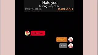 【BakuKiri】Text story Kinda sad Kiri Prt 1 [upl. by Theda]