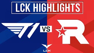 T1 vs KT Highlights ALL GAMES  LCK 2024 Summer  T1 vs KT Rolster [upl. by Yhtamit]