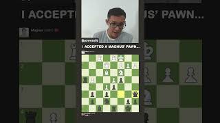 I accepted a MAGNUS pawn chess chessgame chessable magnuscarlsen [upl. by Anez]