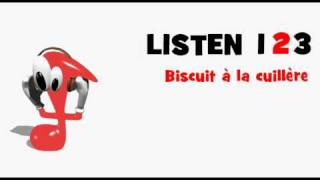 LEARN FRENCH  LISTEN AND REPEAT  Biscuit à la cuillère [upl. by Adnael]