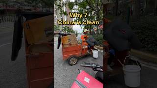 Why China is clean 🤔 AdvikJourney china trending shorts cleaning ytshorts [upl. by Nahshun]