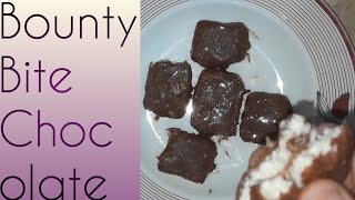 Bounty Bite Chocolate Recipe By Mrs AsifDailyroutinevlogct8gy [upl. by Trebla]