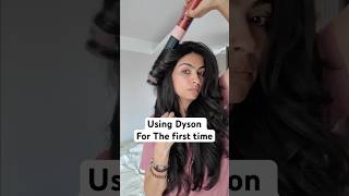 Trying a Dyson blowout for the first time ✨🎀 dysonairwrap blowout roohandkaya youtubeshorts [upl. by Atok]