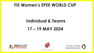 Fujeirah Epee Team World Cup 2024  Piste Yellow [upl. by Nehtanoj]