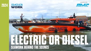 Seawork 2024 Was Electrifying  Marell M17 Hybrid Tour [upl. by Pansy]