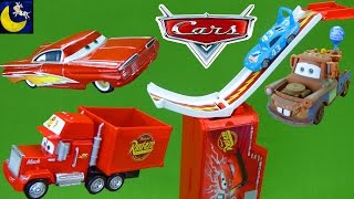 NEW Disney Cars 2017 Toys Transforming Mack Playset Dinoco Lightning McQueen Ramone Tow Mater Toys [upl. by Acnairb524]