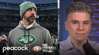 Aaron Rodgers suggests possible Jimmy KimmelJeffrey Epstein link  Pro Football Talk  NFL on NBC [upl. by Asirap]