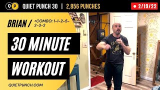 Quiet Punch  30 Minute Workout [upl. by Kcirdde253]