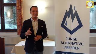 Junge Alternative GehHeimTreffen mit Matthias Helferich 120424 [upl. by Sremlahc]